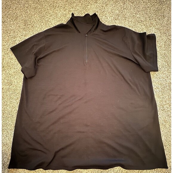 Portocruz Black Plus Size Swim Cover Up Dress 3X Flattering & Comfy Beach Ready - Picture 4 of 8